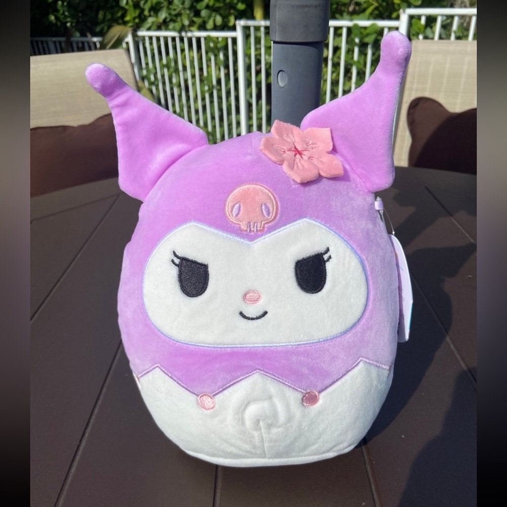 SQUISHMALLOW HELLO KITTY AND FRIENDS KUROMI 8" NEW WITH TAG